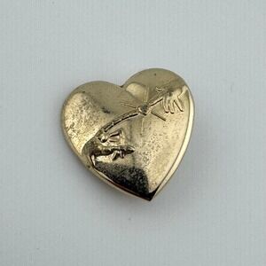 Universal Studios ET Heart Pin Brooch 2004 Variety CC Gold Tone Movie Souvenir